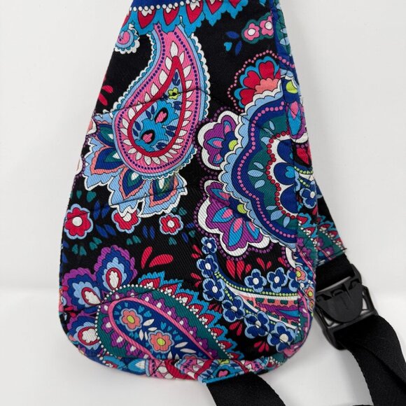 Vera Bradley Essential Small Sling Backpack Bag Haymarket Paisley Colorful NWOT - Picture 10 of 16